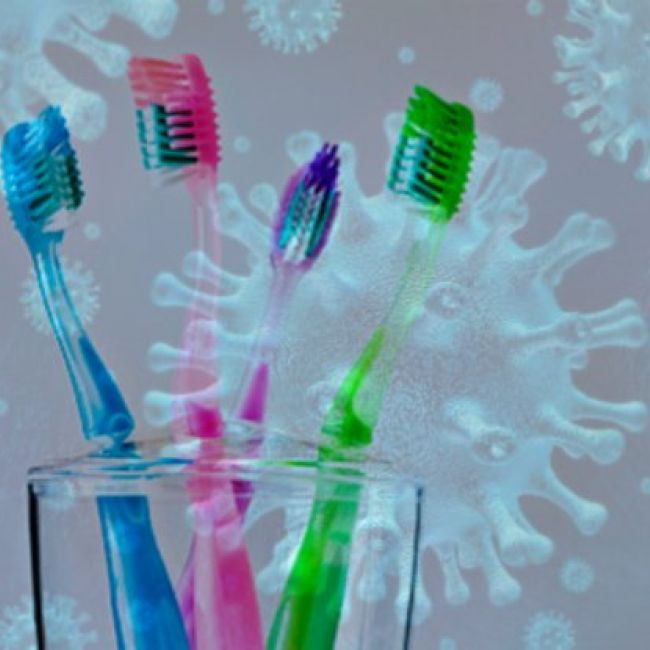 Cuidados del cepillo dental durante la pandemia por Covid 19